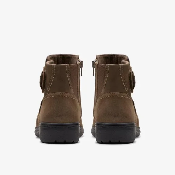 Clarks Clarks Womens Collection Carl Mushroom Nubuck Carleigh-Style - Picture 4 of 5